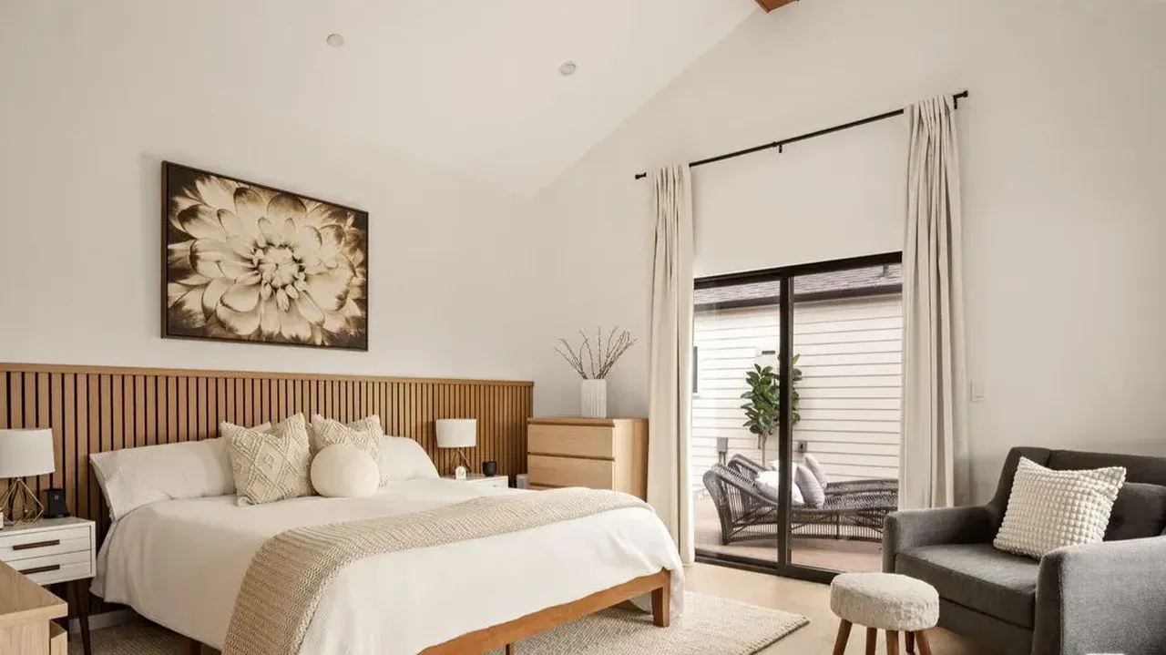 Inside This 2,452 Sq-Ft Japandi Home with Gourmet Kitchen and Vaulted Ceilings in Los Angeles California (Floor Plan Inside)