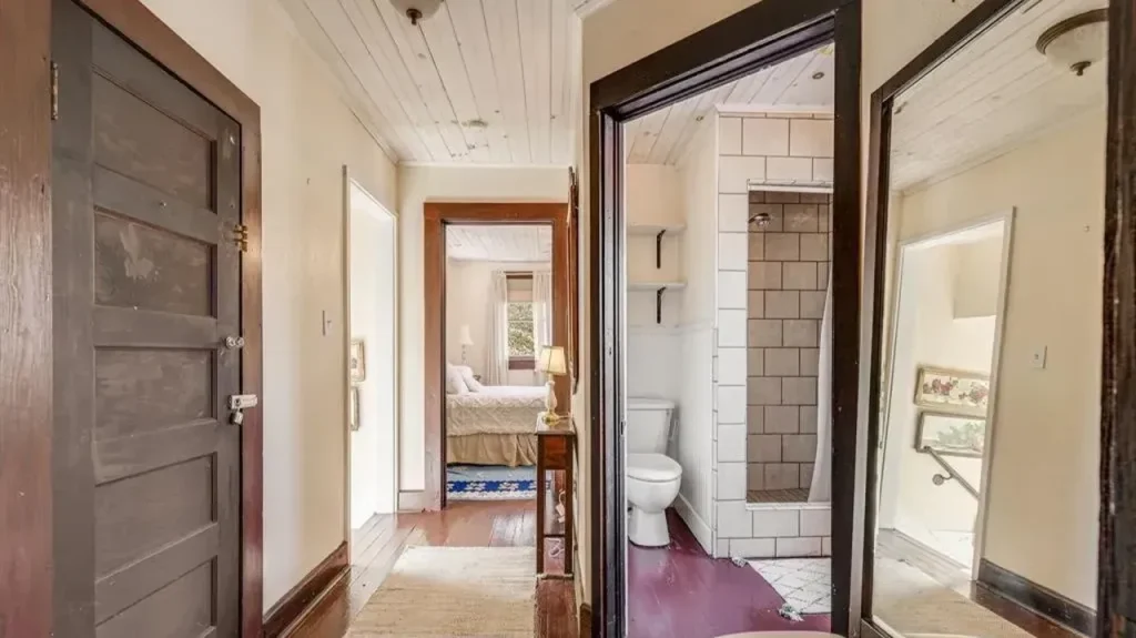 Tour This 1957 Farmhouse with Detached Garage Apartment Near Downtown Marshall, NC (Floor Plan Included)