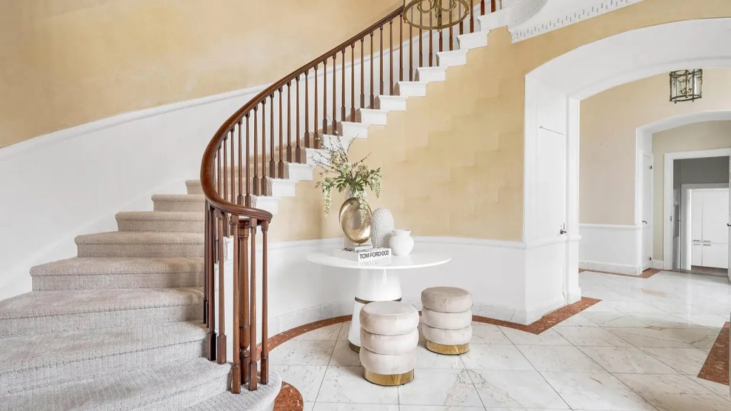 Tour This Majestic 1937 Estate in Greenwich with Tennis House, Ethereal Fountains, and 22 Acres of Beautifully Designed Land