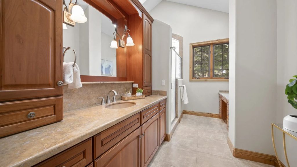 Dual Vanity Bathroom with Storage Galore