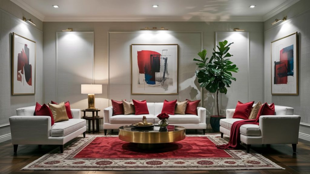 Red and Gold Interior