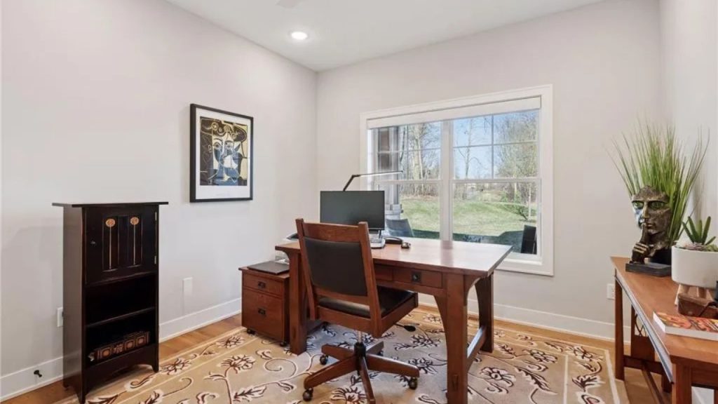 Home Office with Scenic Window