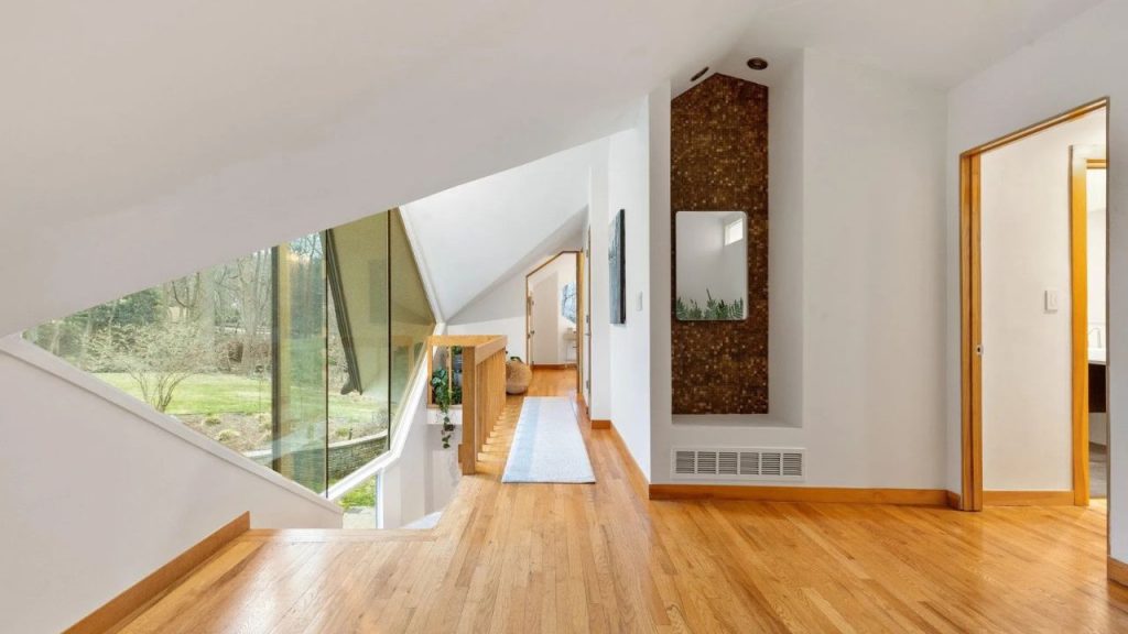 Bright Modern Hallway with Views