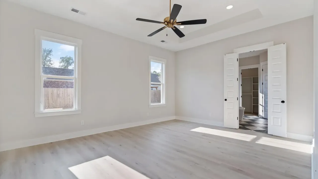 Discover a Modern Elevation Home with Gable Arch and Tongue-and-Groove Porch Ceiling in Hernando Mississippi (Floor Plan Included)