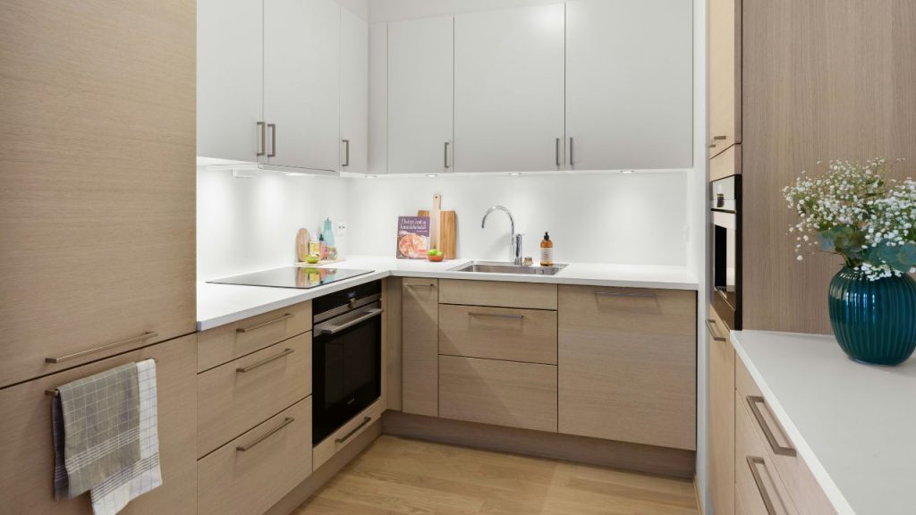 Use Beige Cabinets as a Neutral Base