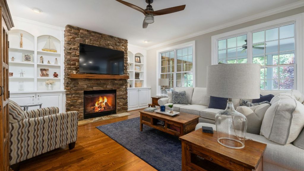 Decluttered Living Room