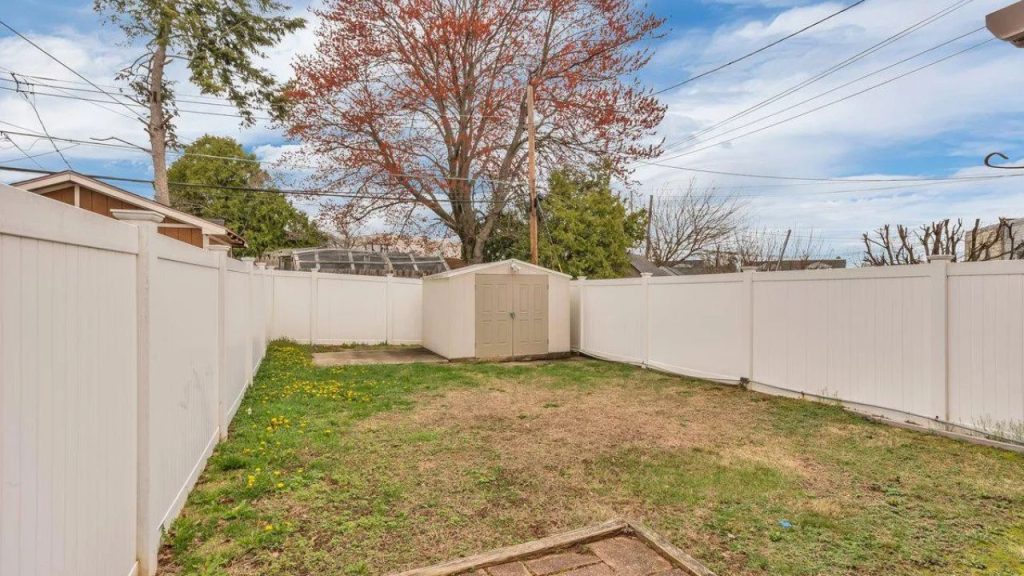 Private Fenced Backyard with Shed