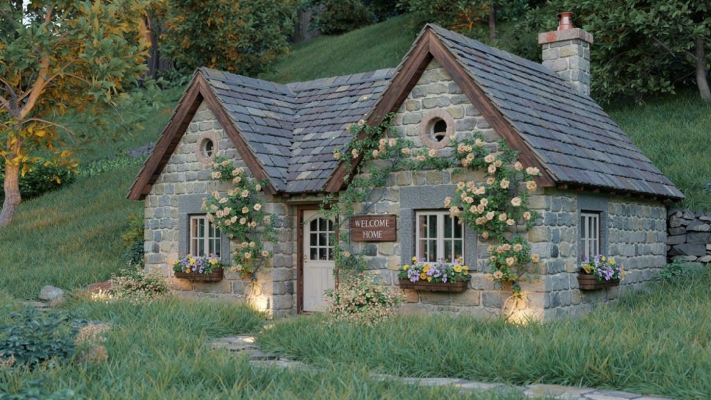 Flower-Covered Walls in a home
