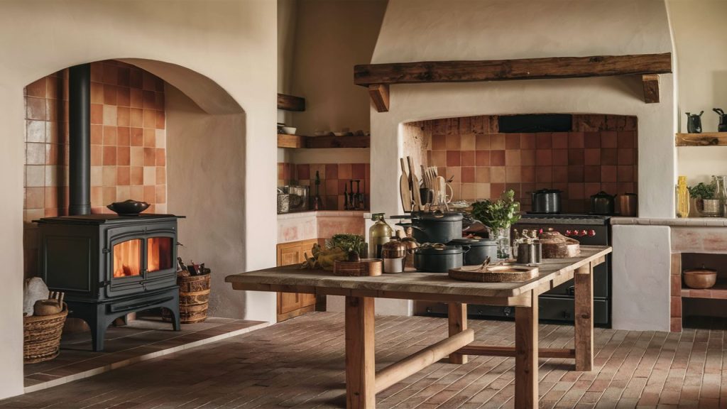 Fireplace or Wood Stove (If Space Allows)