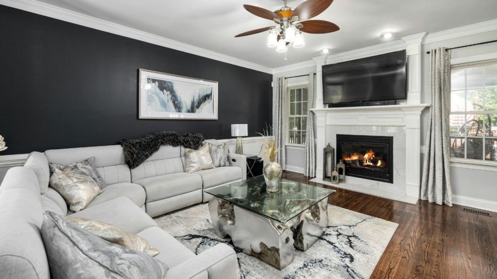 Room with Personalized Textiles