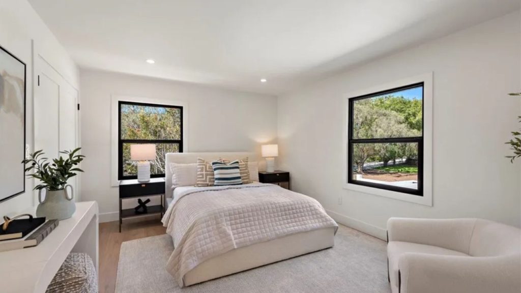 Peaceful Bedroom with Scenic Views