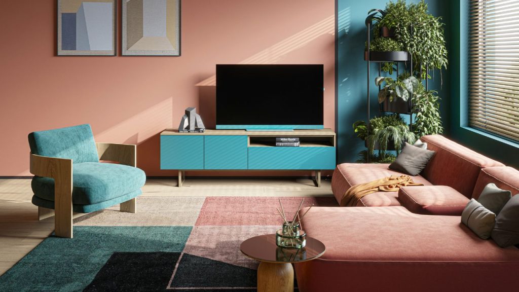 Turquoise and Coral