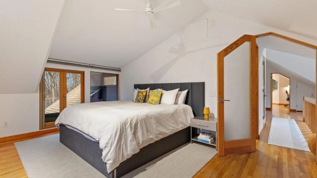 Cozy Modern Attic Bedroom