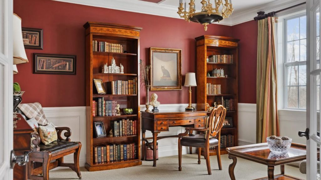 Refined Home Office Library