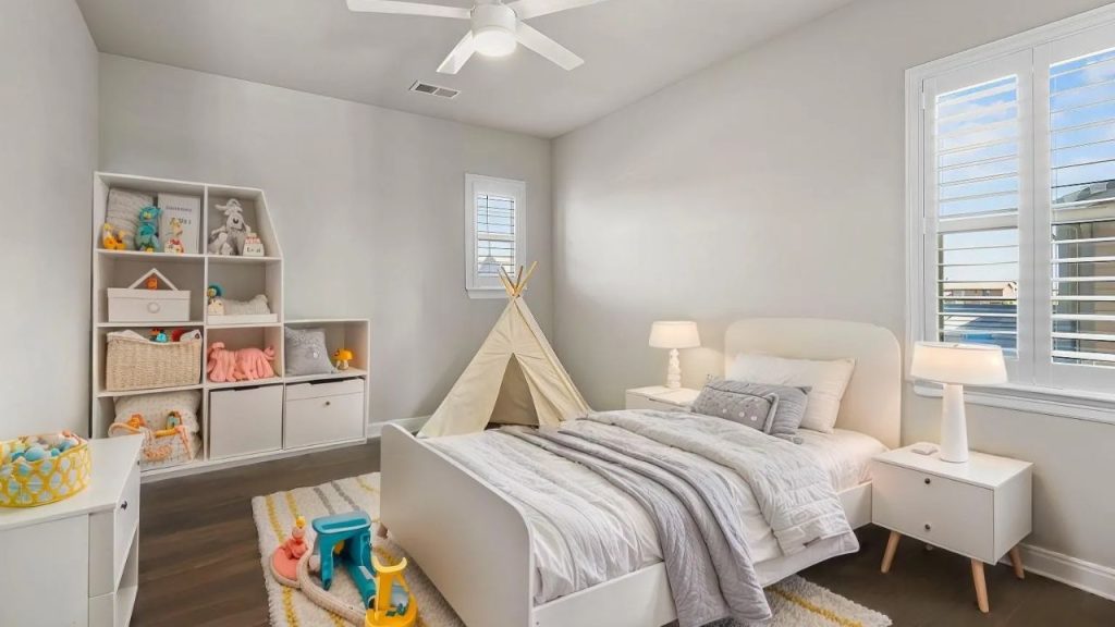 Cozy and Organized Kids' Room