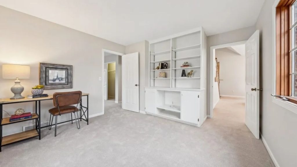 Bonus Room with Built-In Storage