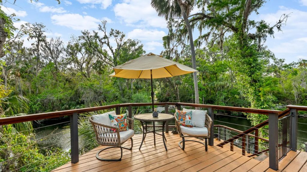 Deckside Dining with River Views