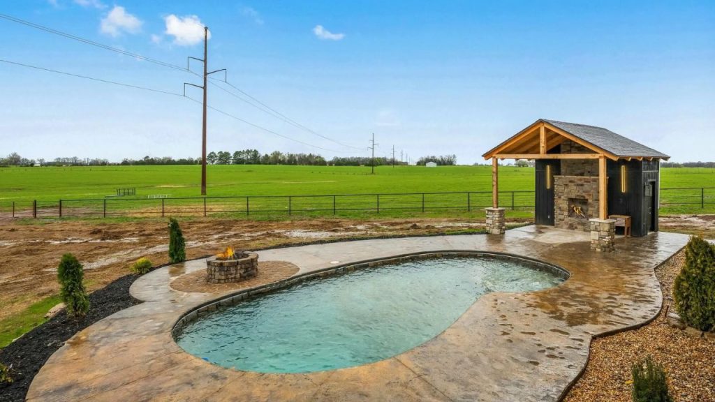 Backyard Oasis with Fireplace
