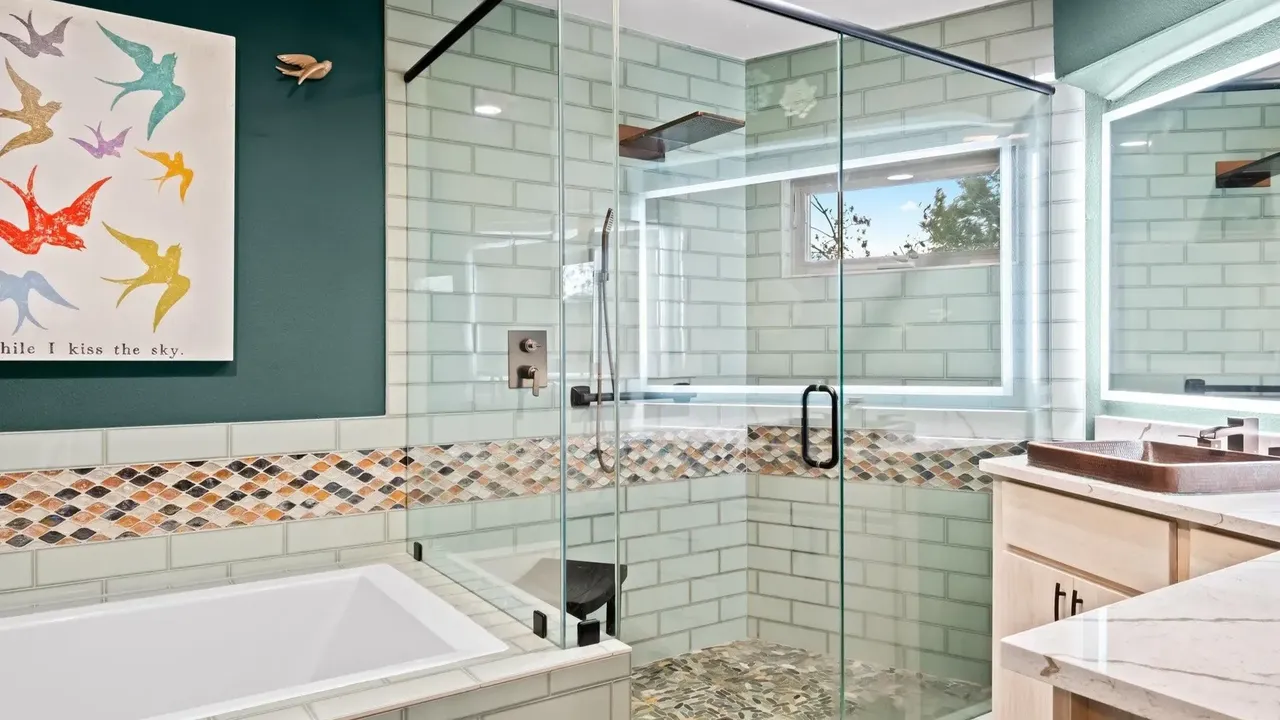 Unique Mid-Century Modern Octagon Home with Wraparound Deck and Guest Quarters in Austin (Floor Plan For Inspiration)