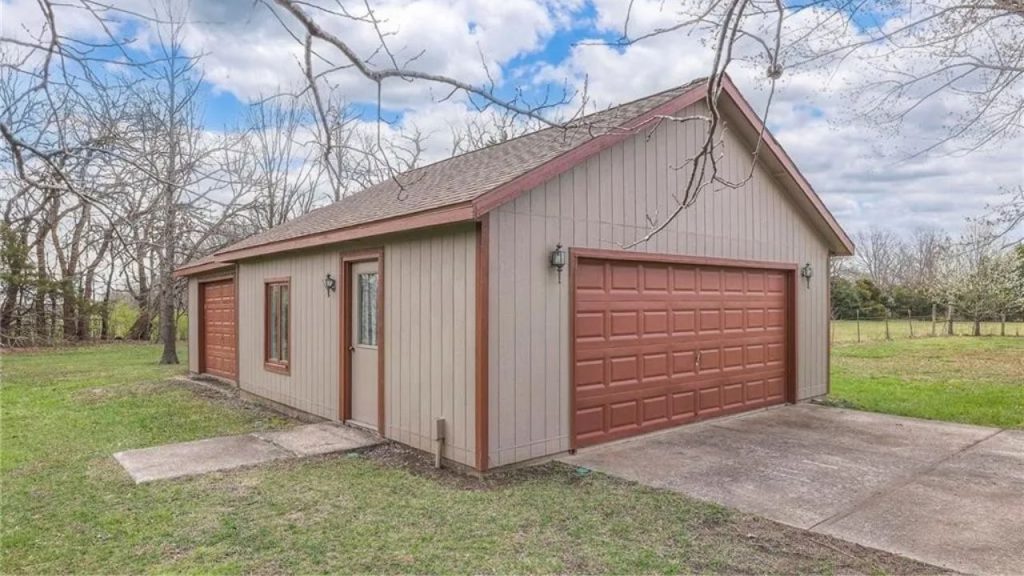 Detached Two-Car Garage With Workshop