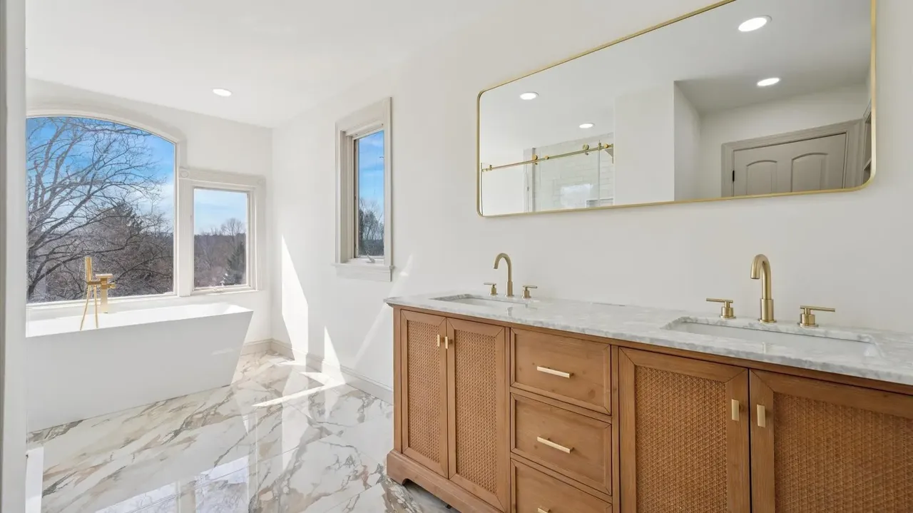 Take A Look Inside This Luxurious 1976 Tudor with Turret and Pool in Lafayette Hill, PA.