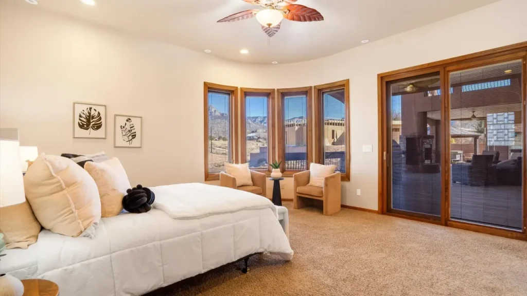 Luxury 3-Story Estate with Spiral Staircases and Mountain Views in Albuquerque (With Floor Plan)