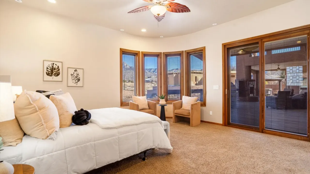 Luxury 3-Story Estate with Spiral Staircases and Mountain Views in Albuquerque (With Floor Plan)