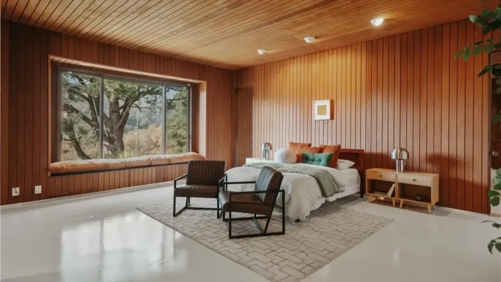 Tour This $4.7M Los Angeles Mid-Century Gem with Chef's Kitchen and Spa-Like Primary Suite (Floor Plan Inside)