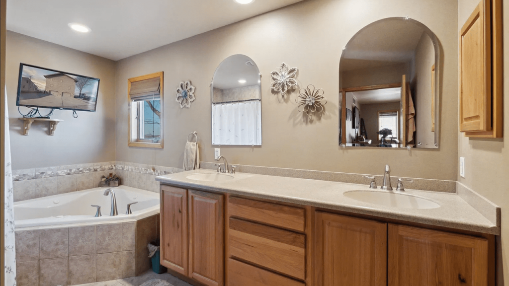 One-of-a-Kind A-Frame Lodge on Lake Erie Waterfront with Floor-to-Ceiling Views in Newport (Floor Plan Inside)