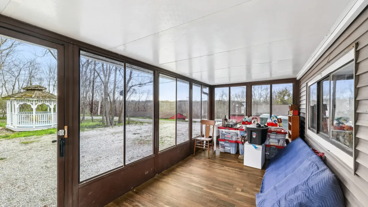 Discover This Unique 4-Bedroom Victorian Home with Wood Beamed Ceilings and Stylish New Vanities in Knightstown, IN (Floor Plan Included)