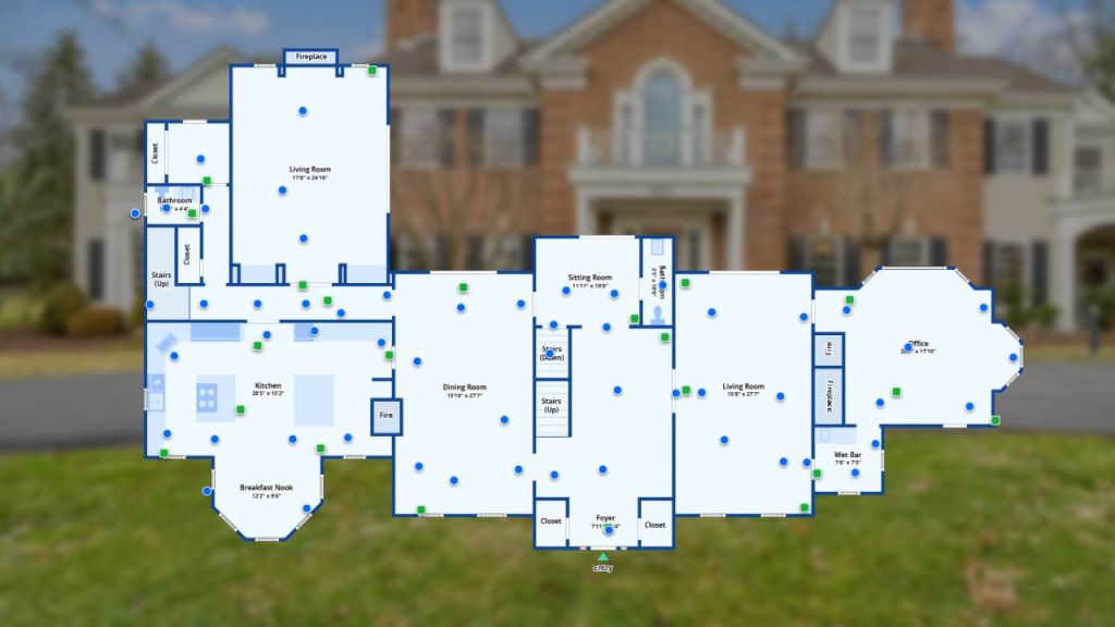 Grand First Floor with Dual Living Spaces