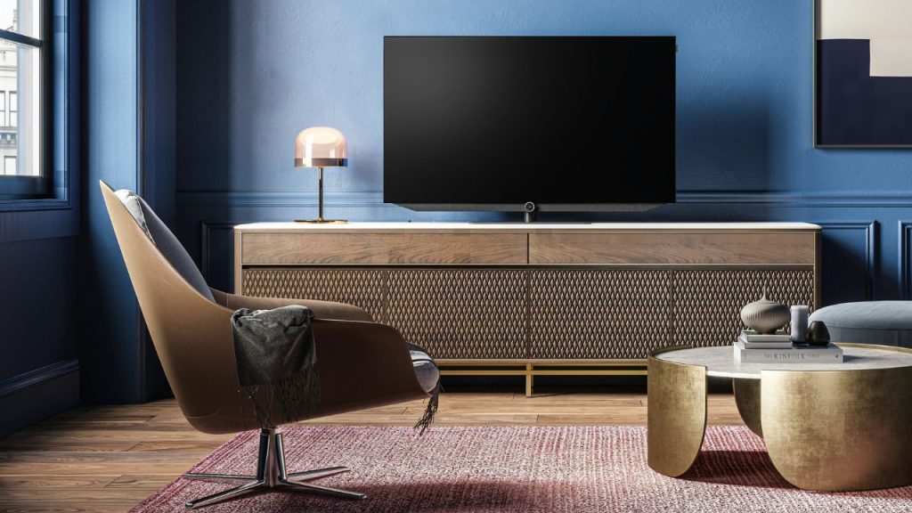 Brown and Blue Interior