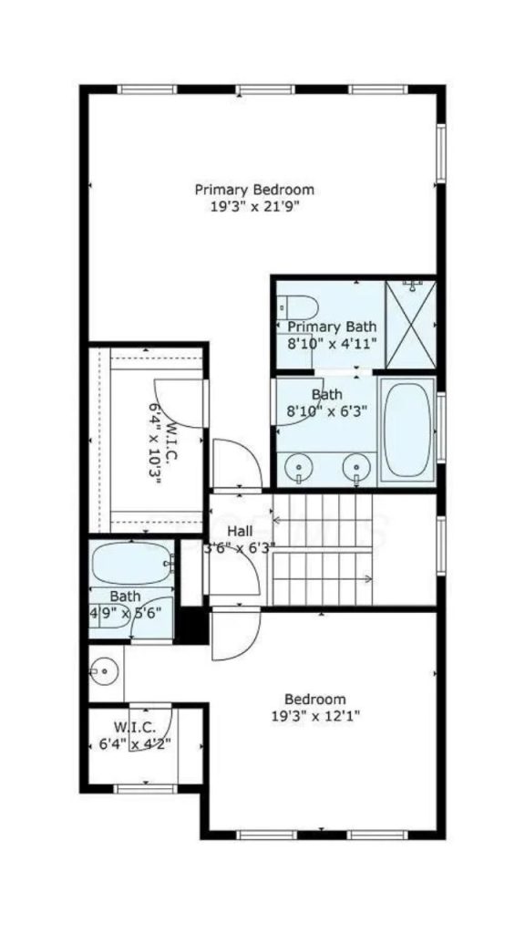 Spacious Second-Floor Bedroom Retreat