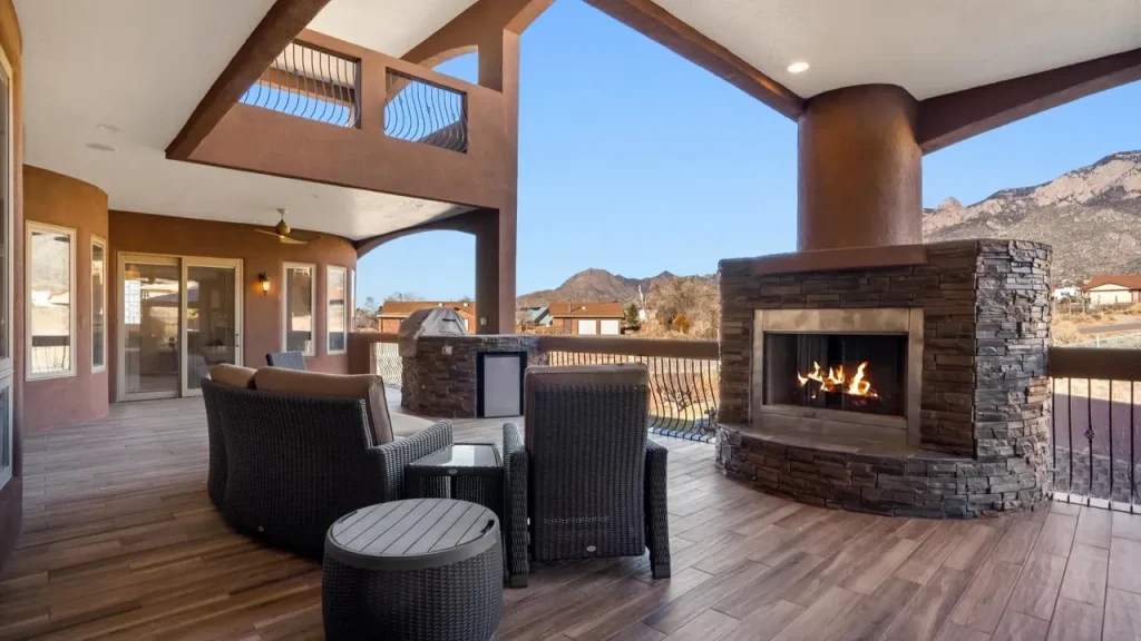 Luxury 3-Story Estate with Spiral Staircases and Mountain Views in Albuquerque (With Floor Plan)