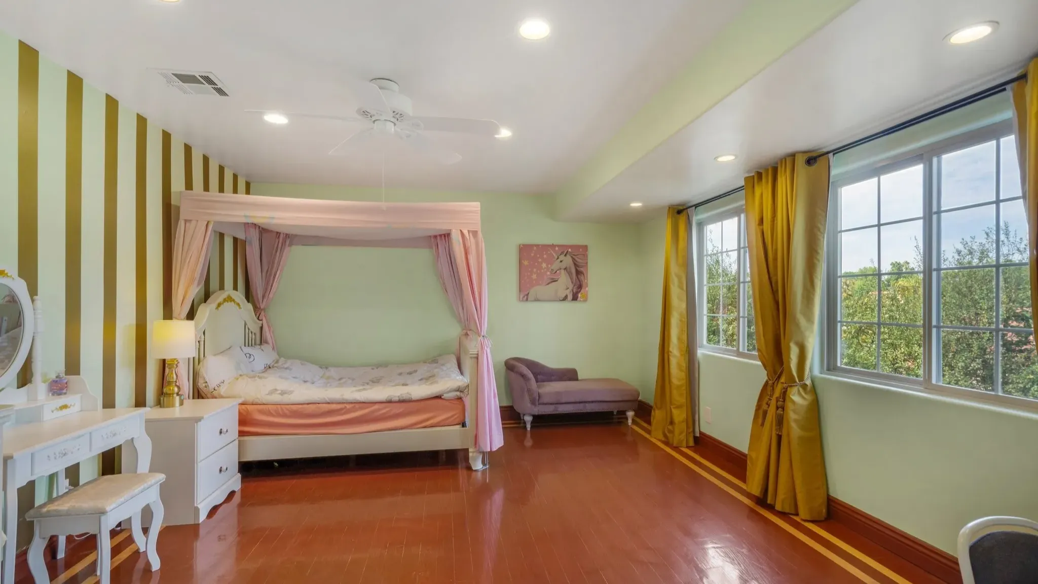 Inside This Lavish $4.4M 18th Century French Rococo Inspired Mansion in Topanga (With Floor Plan)