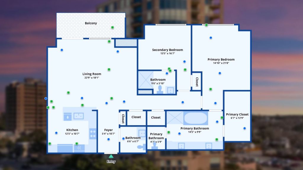 Modern Condo Floor Plan