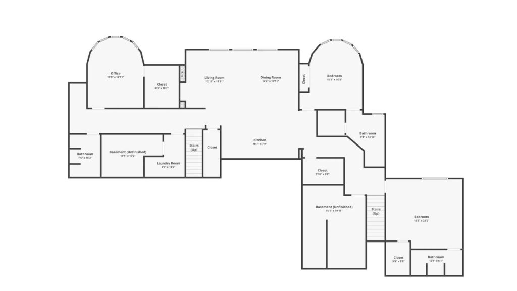 Basement with Private Wings