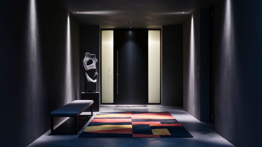 Foyer with Overly Dim Lighting