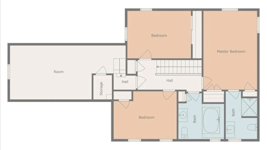 Versatile Upstairs Layout with Bonus Room