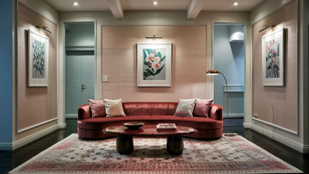 Pink and Red Interior