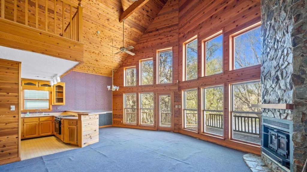Cathedral Cedar Interior with Views