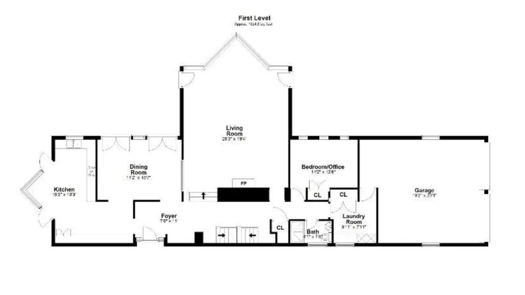 Spacious Mid-Century Modern Layout