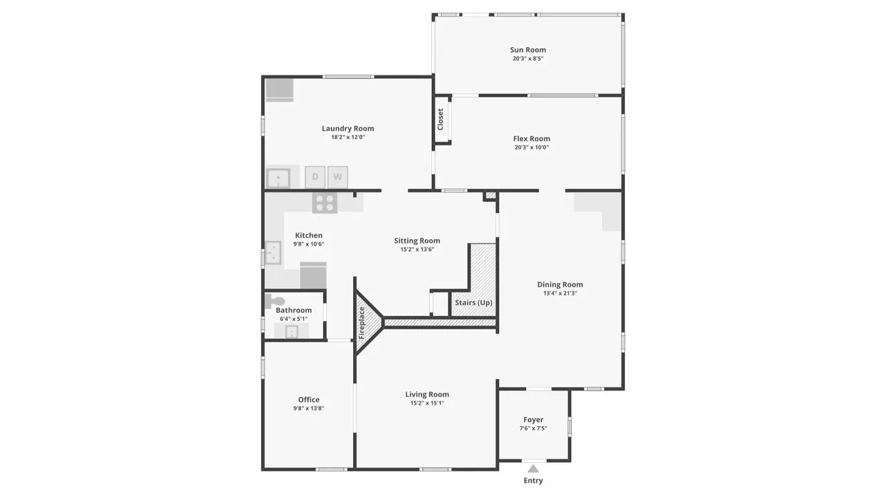 Discover This Unique 4-Bedroom Victorian Home with Wood Beamed Ceilings and Stylish New Vanities in Knightstown, IN (Floor Plan Included)