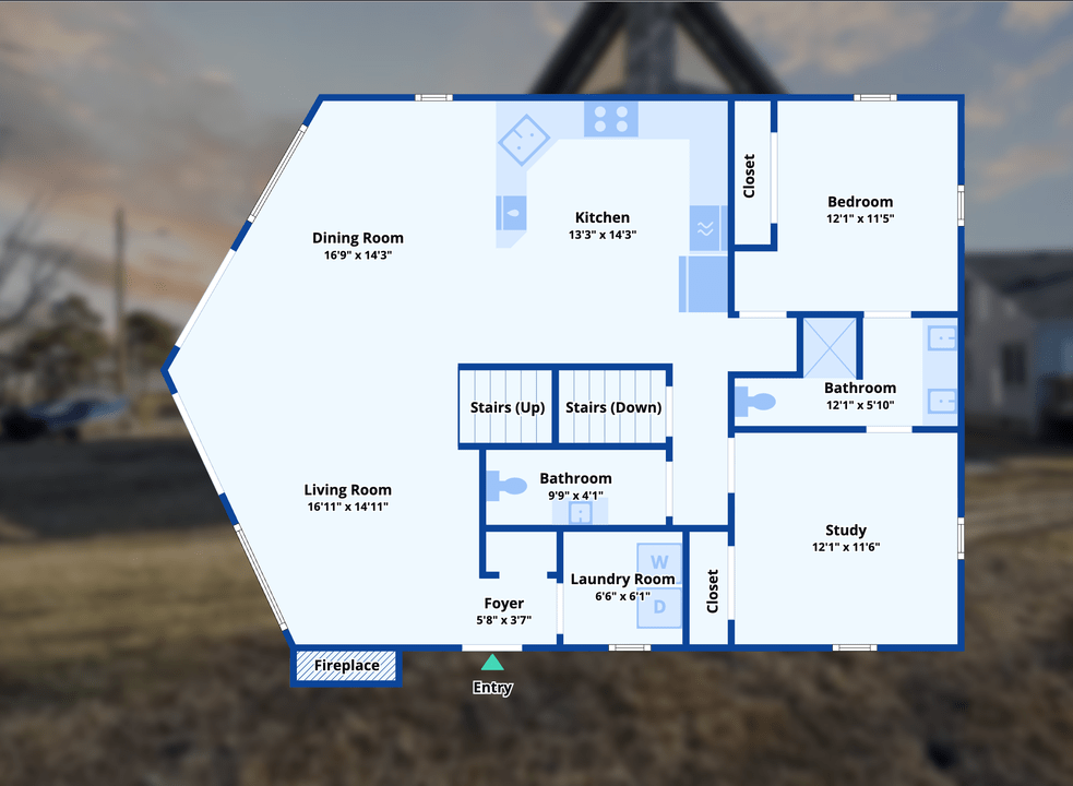 One-of-a-Kind A-Frame Lodge on Lake Erie Waterfront with Floor-to-Ceiling Views in Newport (Floor Plan Inside)