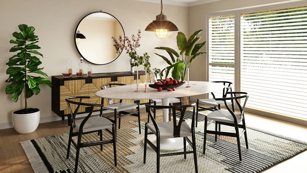 Home that Adds Touches of Black