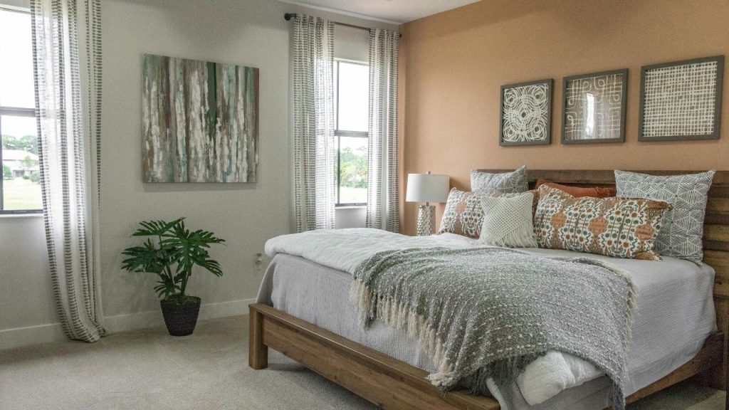 Create an Accent Wall with Paint or Wallpaper