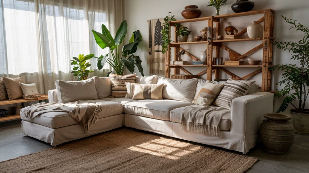 Use Clean Lines with Textured Accents