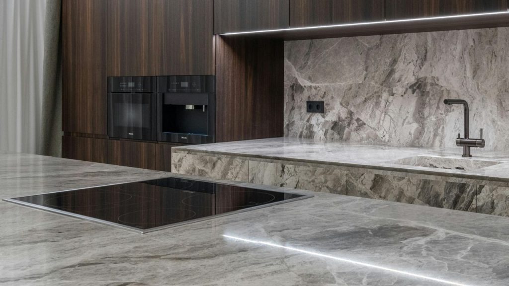 Marble Countertops is an interior design choice that is difficult to maintain.