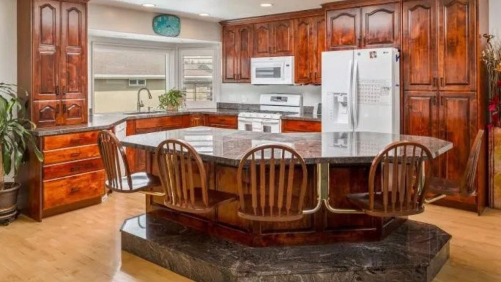 Elegant Kitchen with Island Seating