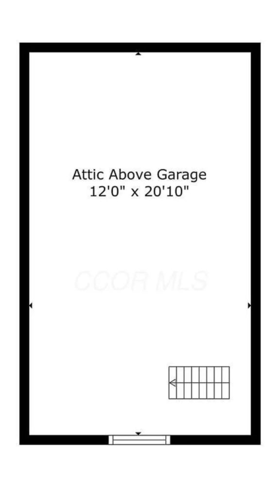 Spacious Attic Above Garage